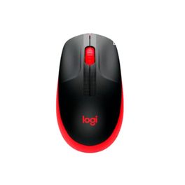 Mouse Sem Fio Logitech M190 USB 3 Botoes 1000DPI, red